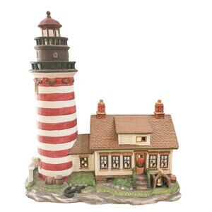 Harbour Lights Lighthouse Christmas Village West Quoddy Head Maine